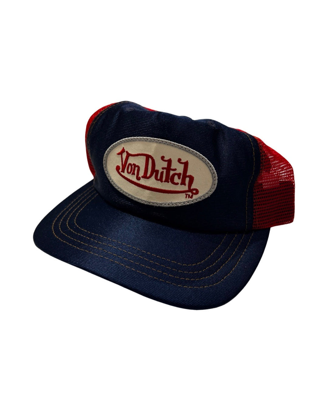 BJ y2k Von Dutch Satin Trucker Hat