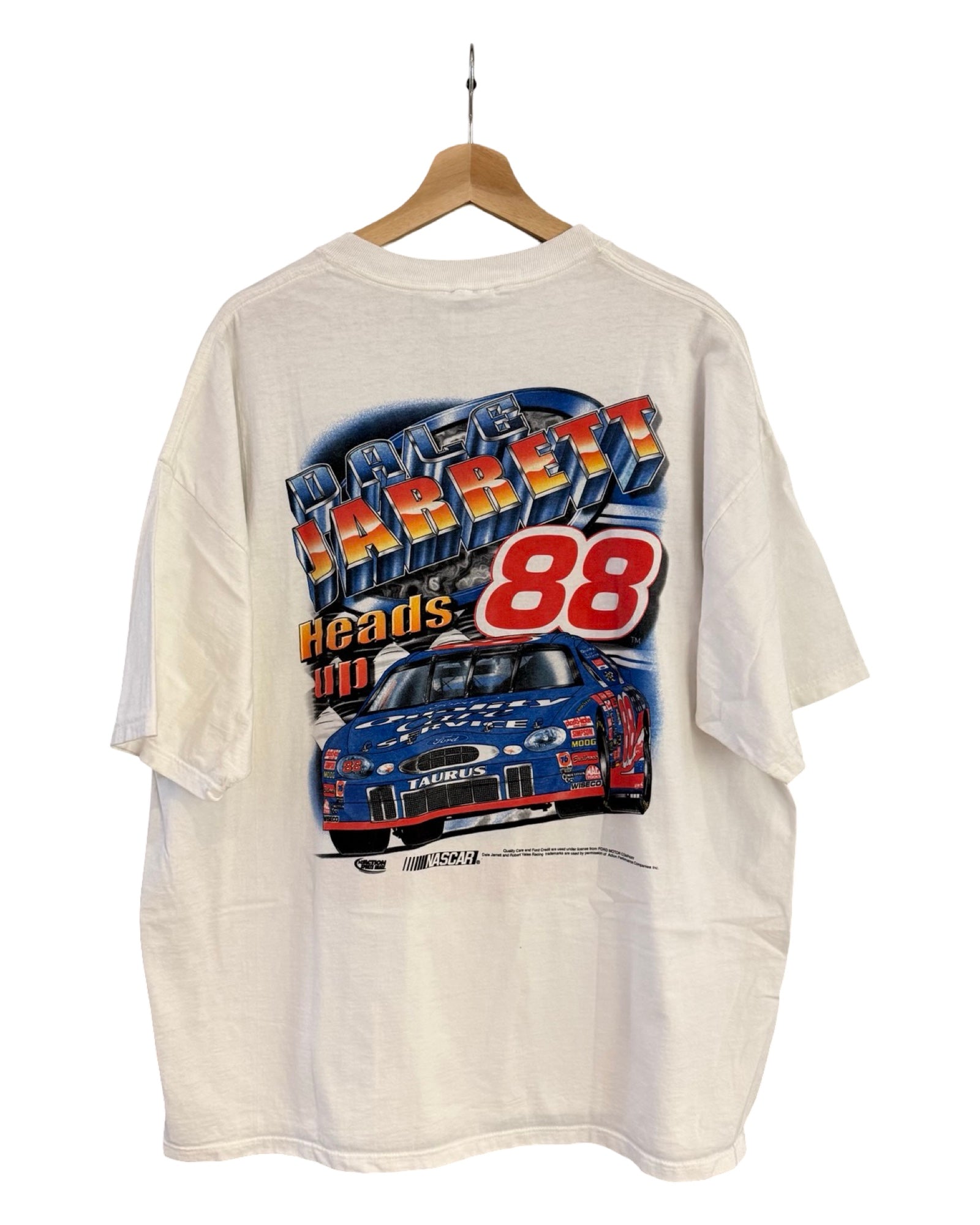Vintage 90s Nascar Dale Jarrett 88 Racing Tee