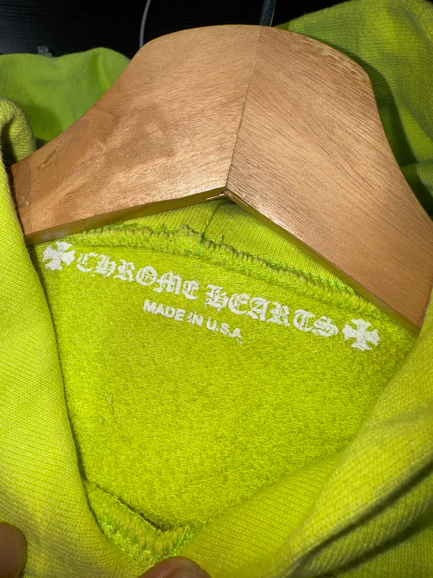 Chrome Hearts Matty Boy Lime Green Hoodie