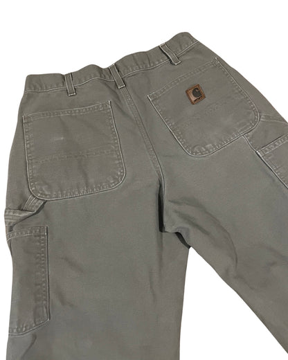 32 x 32 Vintage 90s Carhartt Light Gray Pants