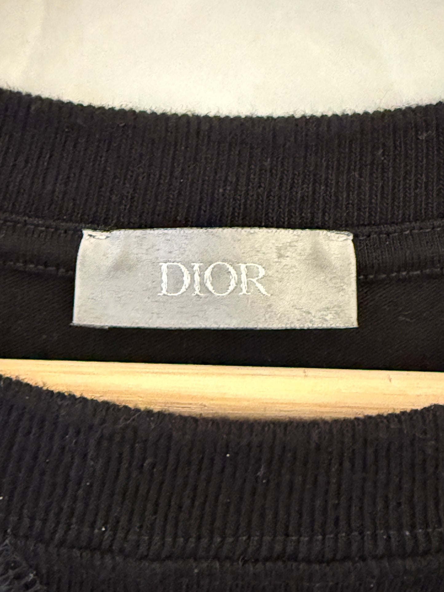 Dior Embroidered Floral Logo Tee