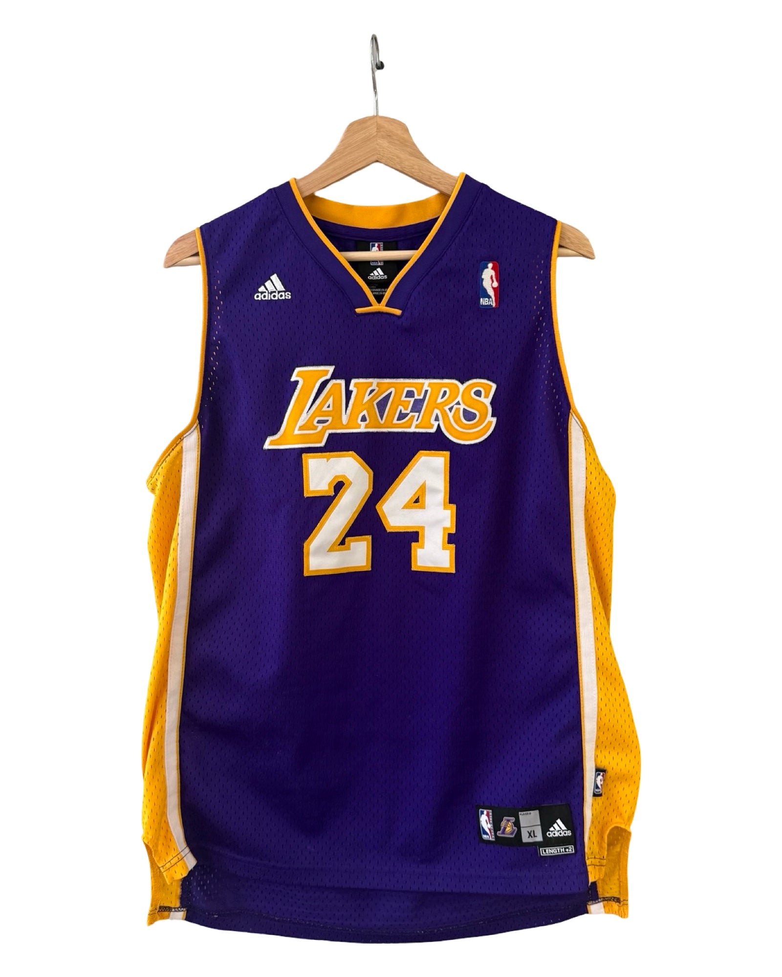 ヴィンテージ ロサンゼルス・レイカーズ コービー・ブライアント 24 アディダス NBAジャージ