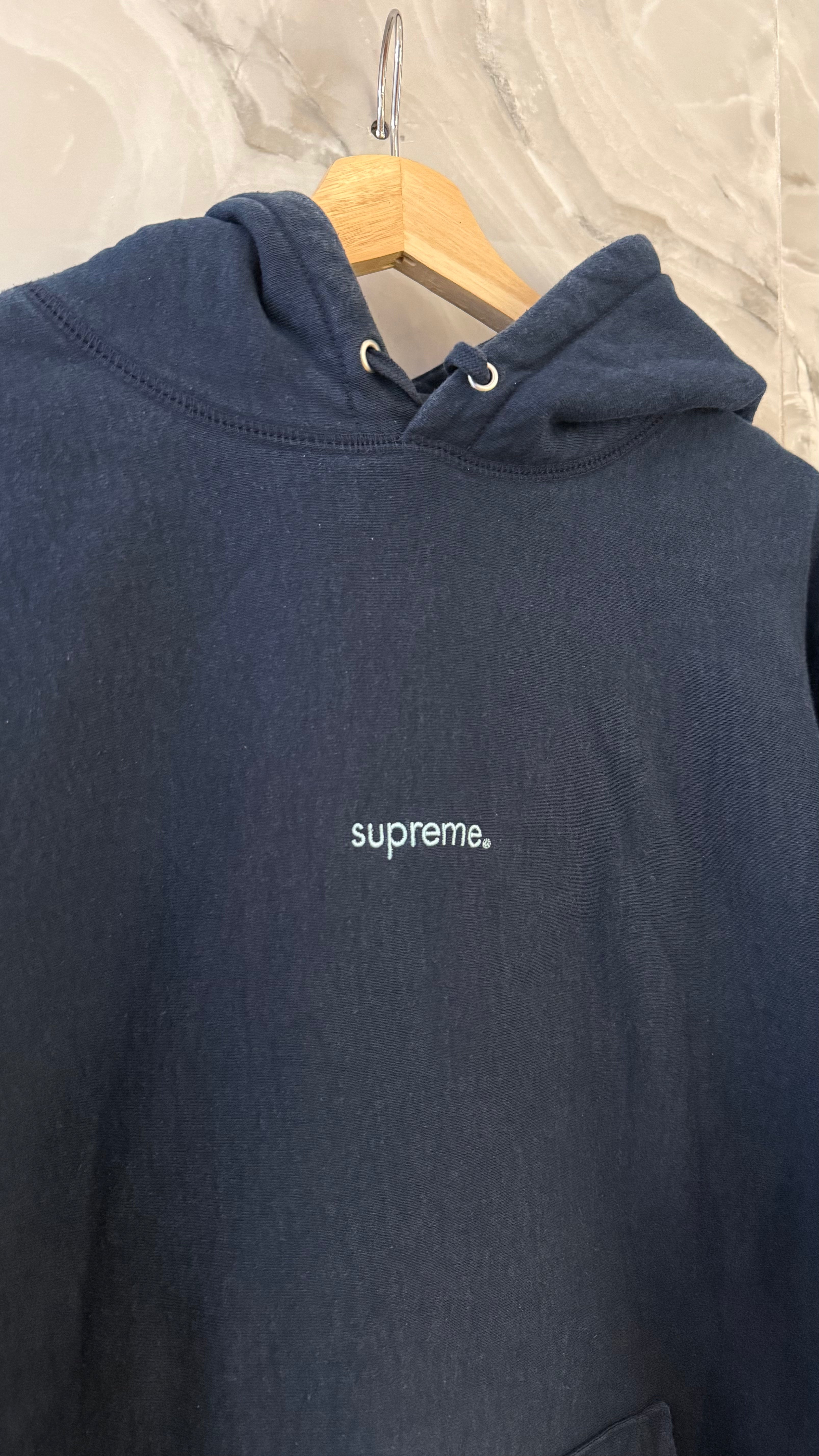 FW18 Supreme Trademark Embroidered Hoodie