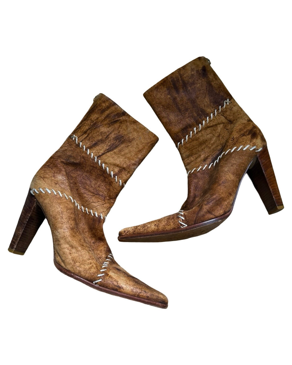 Women’s Vintage Plein Sud Suede Heels Made in Italy