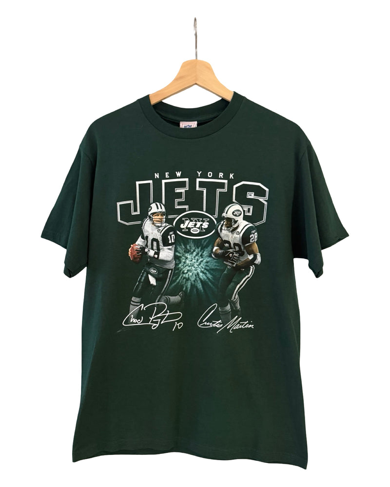 Vintage 2002 New York Jets Chad Pennington & Curtis Martin Shirt