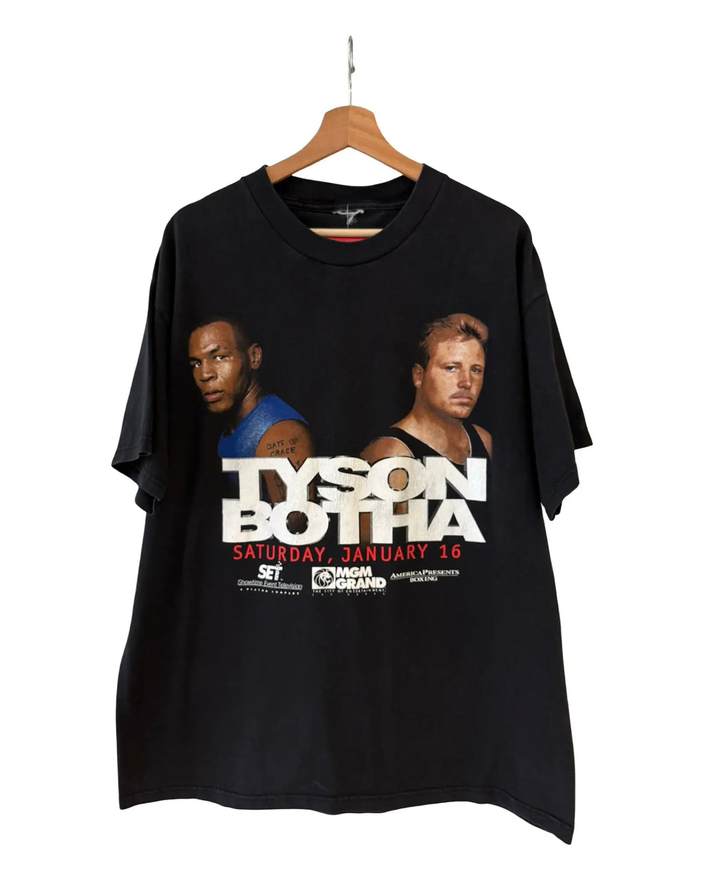 Vintage 1999 Mike Tyson v Francois Botha Boxing Promo Tee KIF Vintage
