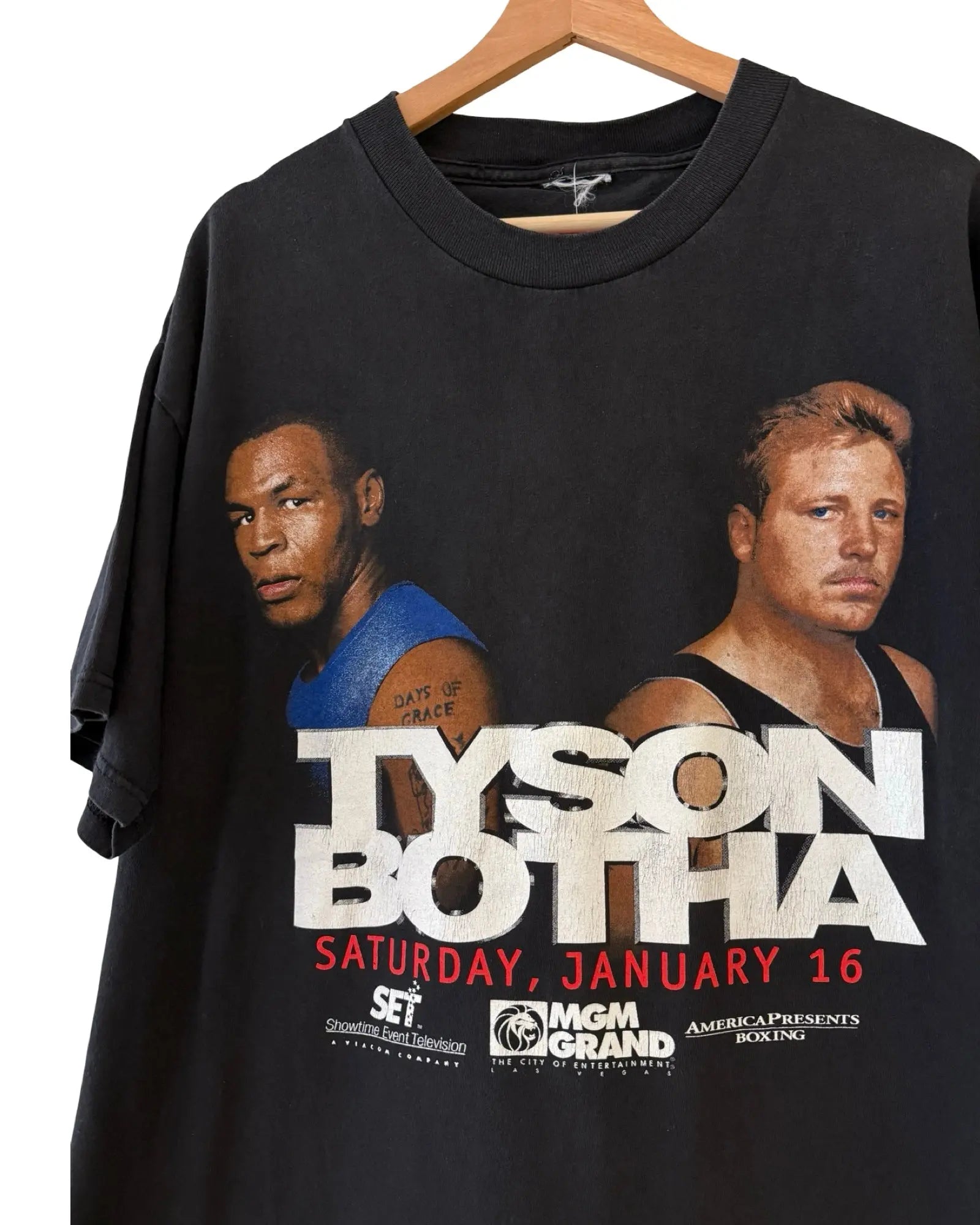 Vintage 1999 Mike Tyson v Francois Botha Boxing Promo Tee KIF Vintage