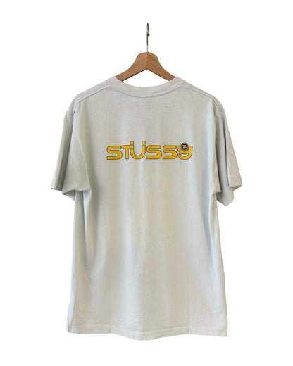 Vintage 90s Stussy Baby Blue Tee