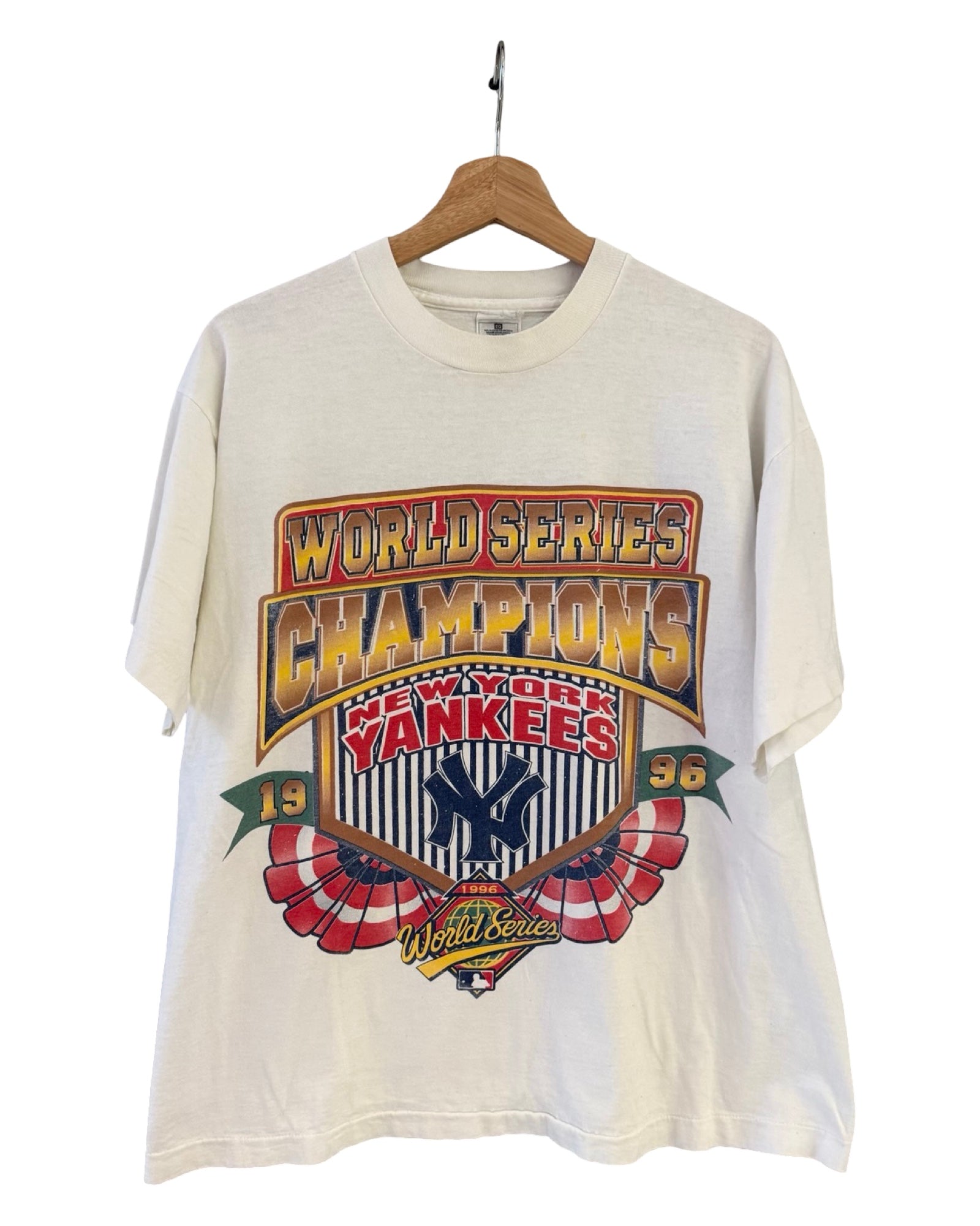 Vintage 1996 New York Yankees Double Sided Champions Tee