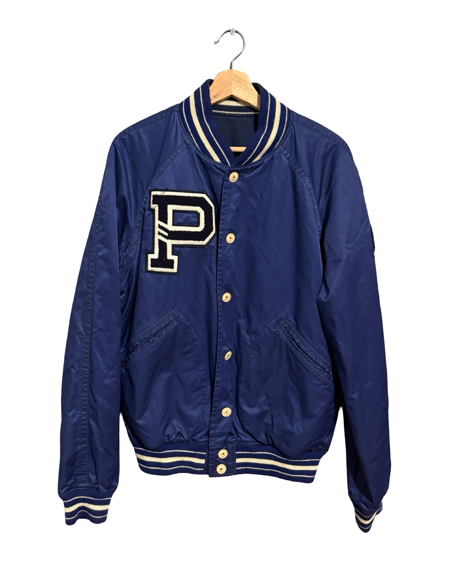 Vintage Polo Ralph Lauren NYC Reversible Letterman Jacket
