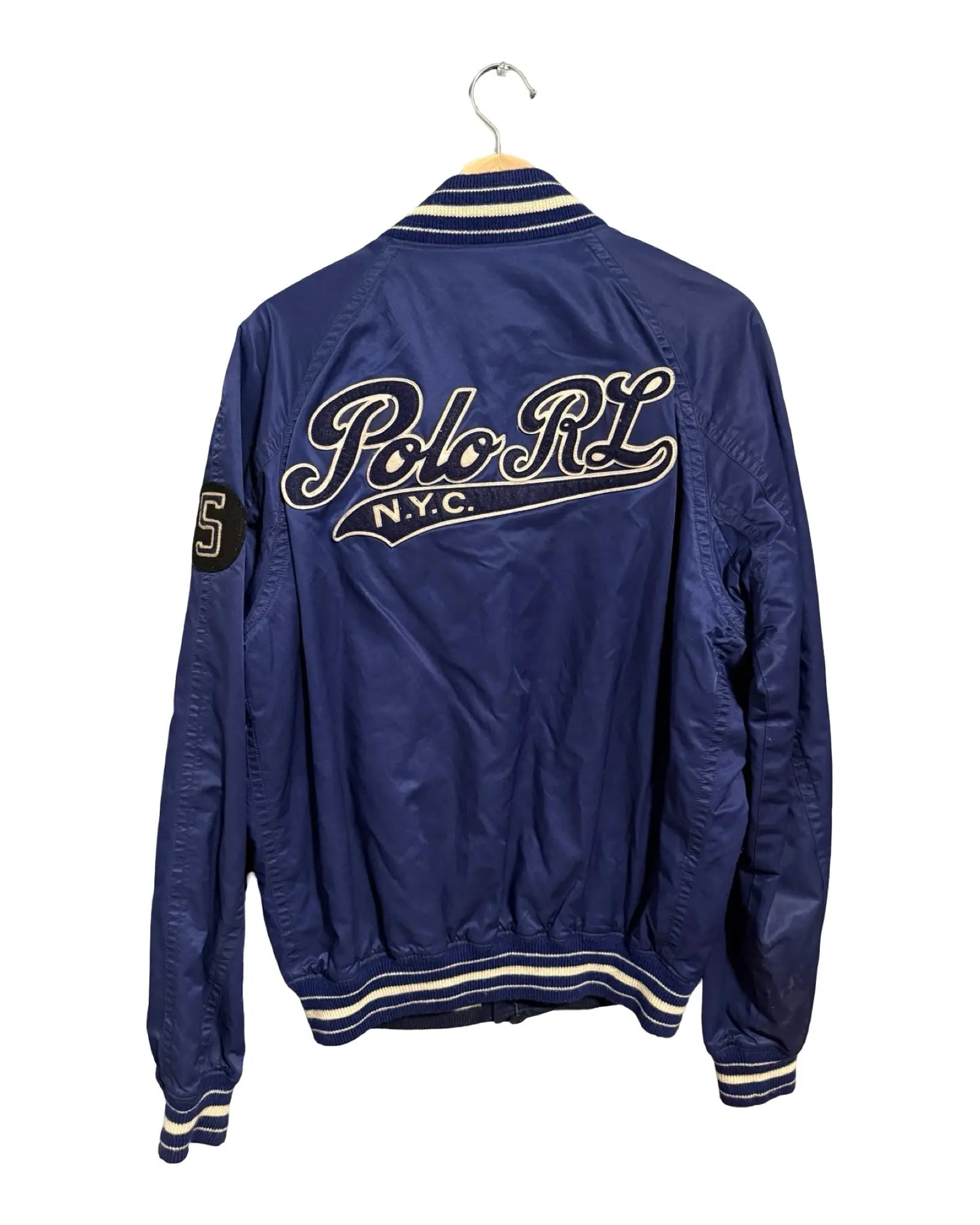 Vintage Polo Ralph Lauren NYC Reversible Letterman Jacket KIF Vintage