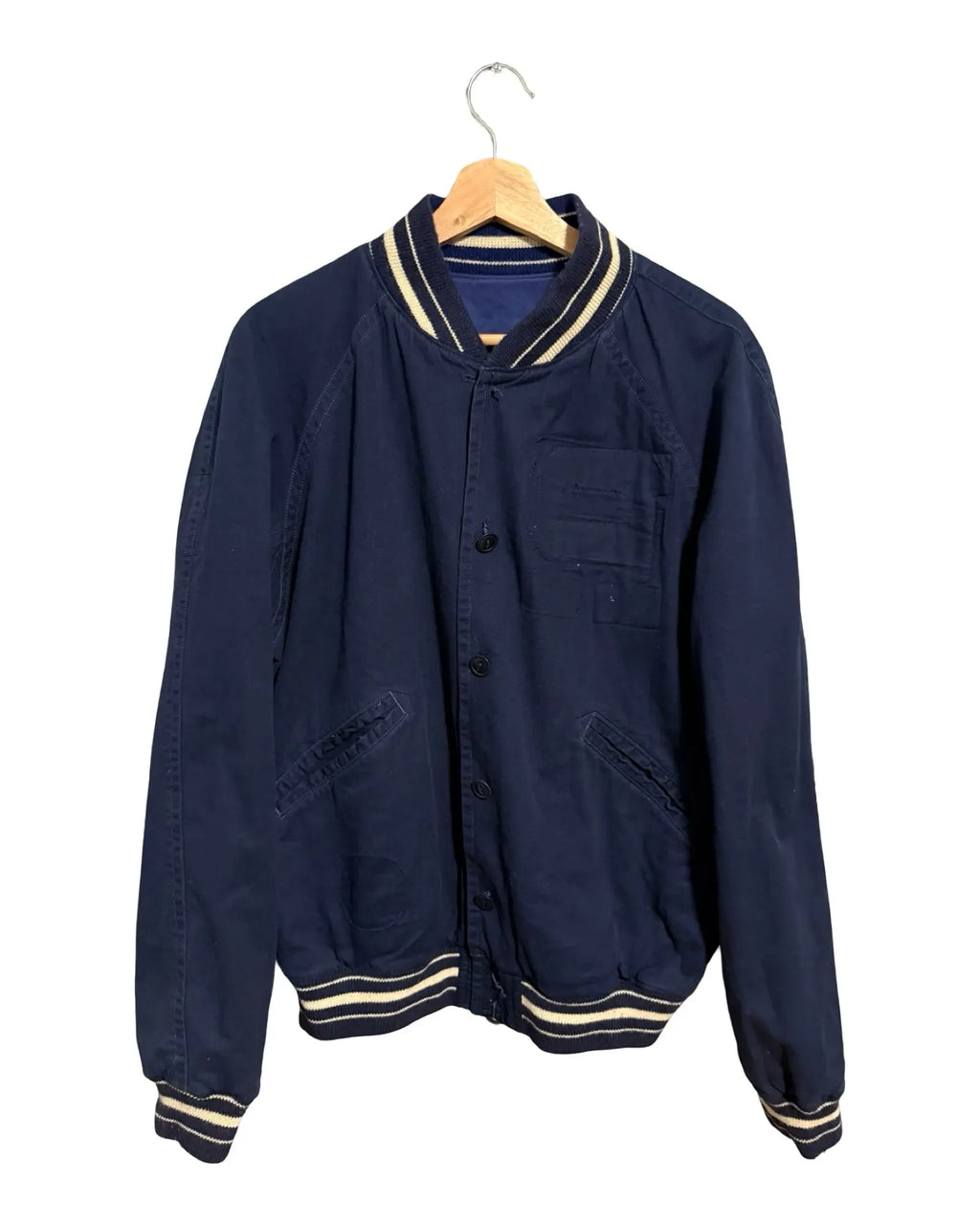 Vintage Polo Ralph Lauren NYC Reversible Letterman Jacket KIF Vintage
