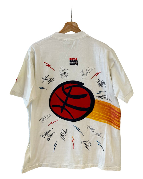 Vintage 1992 USA Dream Team NBA Double Sided Tee