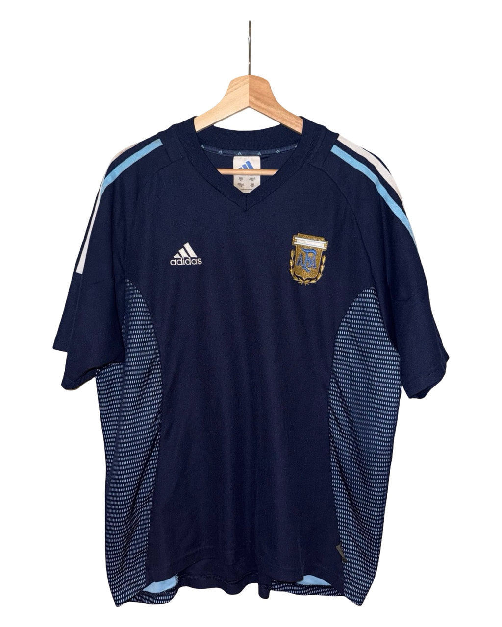 Vintage 2002 Adidas Argentina Away Soccer Jersey