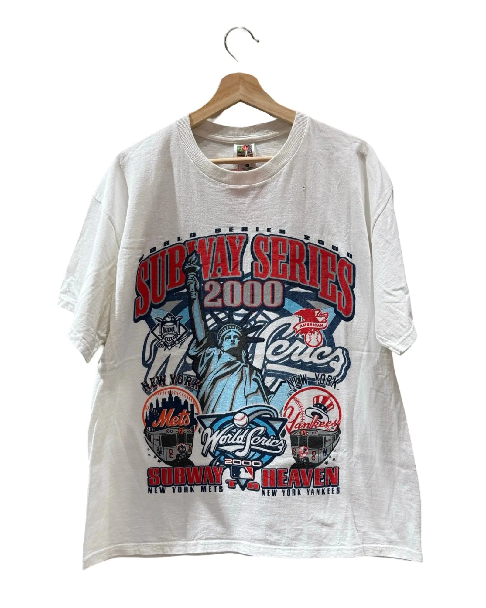 Vintage 2000 Mets vs Yankees Subway Series Liberty Tee KIF Vintage