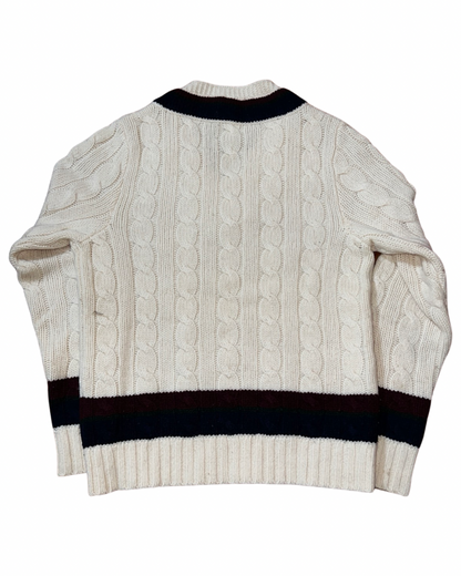 Vintage Ralph Lauren Rugby R Cable Knit Sweater
