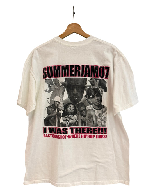 Vintage 2007 Summer Jam Hot 97 White Promo Tee