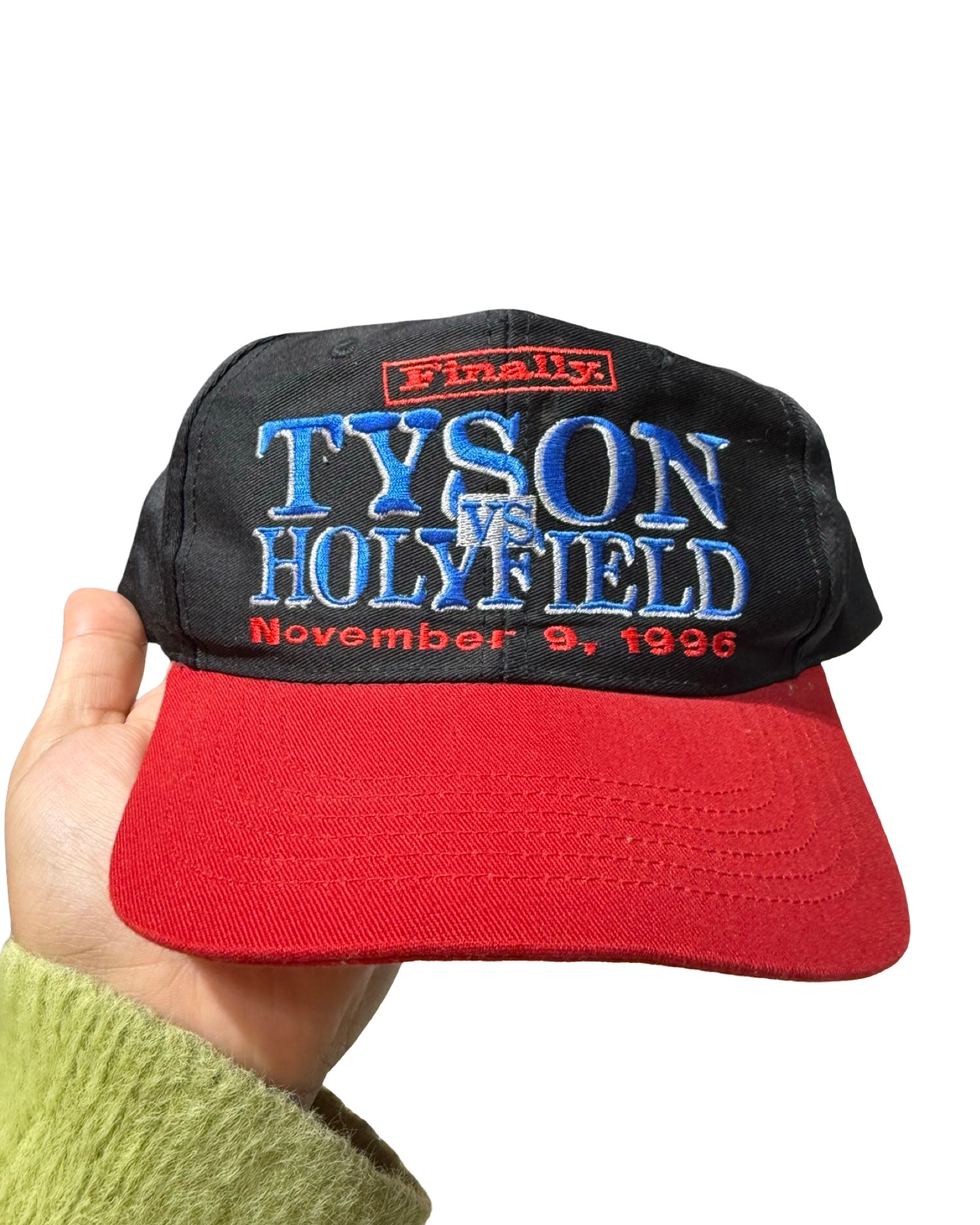Vintage 1996 Mike Tyson v Holyfield SnapBack Hat KIF Vintage