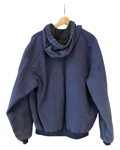 Vintage Carhartt Fuct Hooded Blue Jacket