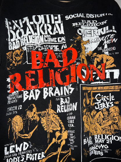Vintage Rare 90s Bad Religion Punk Tee