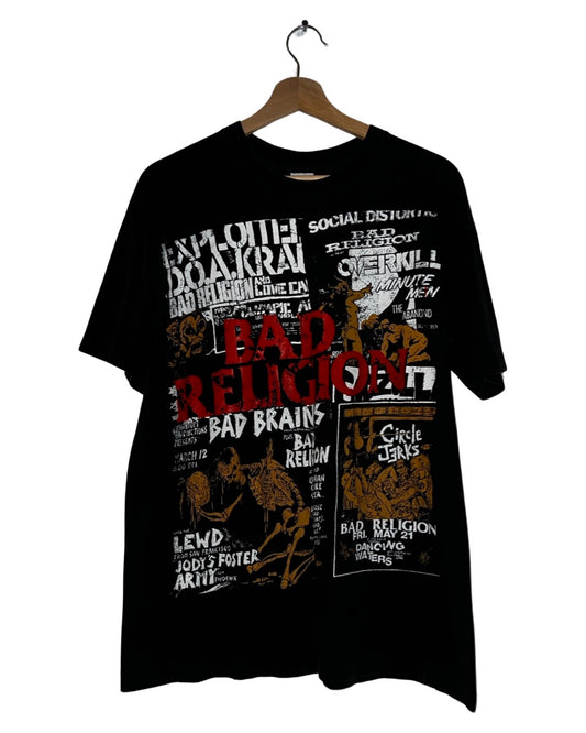 Vintage Rare 90s Bad Religion Punk Tee