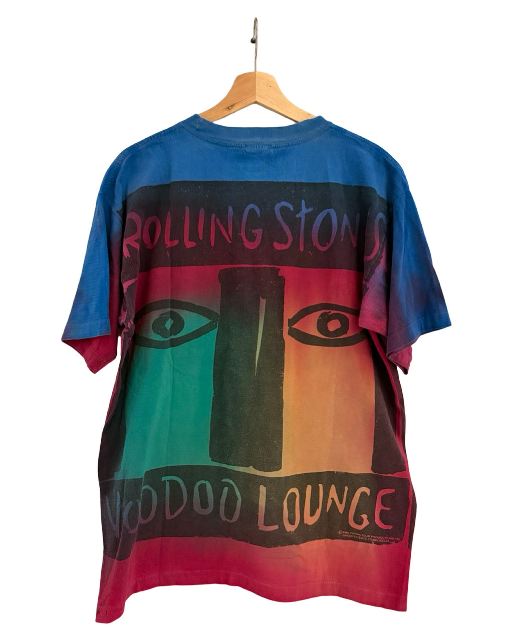 Vintage 1994 Rolling Stones Voodoo Lounge Tie Dye Tee KIF Vintage