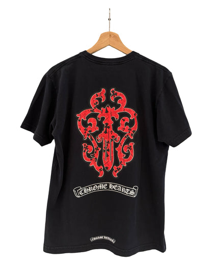 Chrome Hearts Red Dagger Pocket Tee