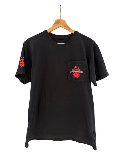 Chrome Hearts Red Dagger Pocket Tee