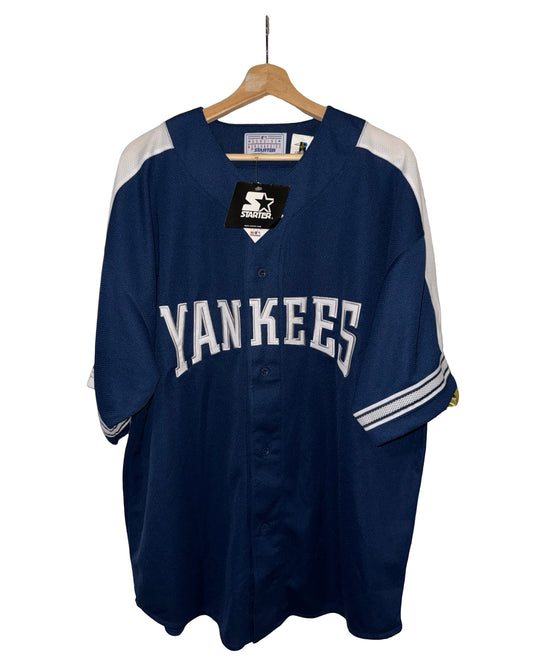 Vintage 90s New York Yankees #2 Derek Jeter Starter Jersey