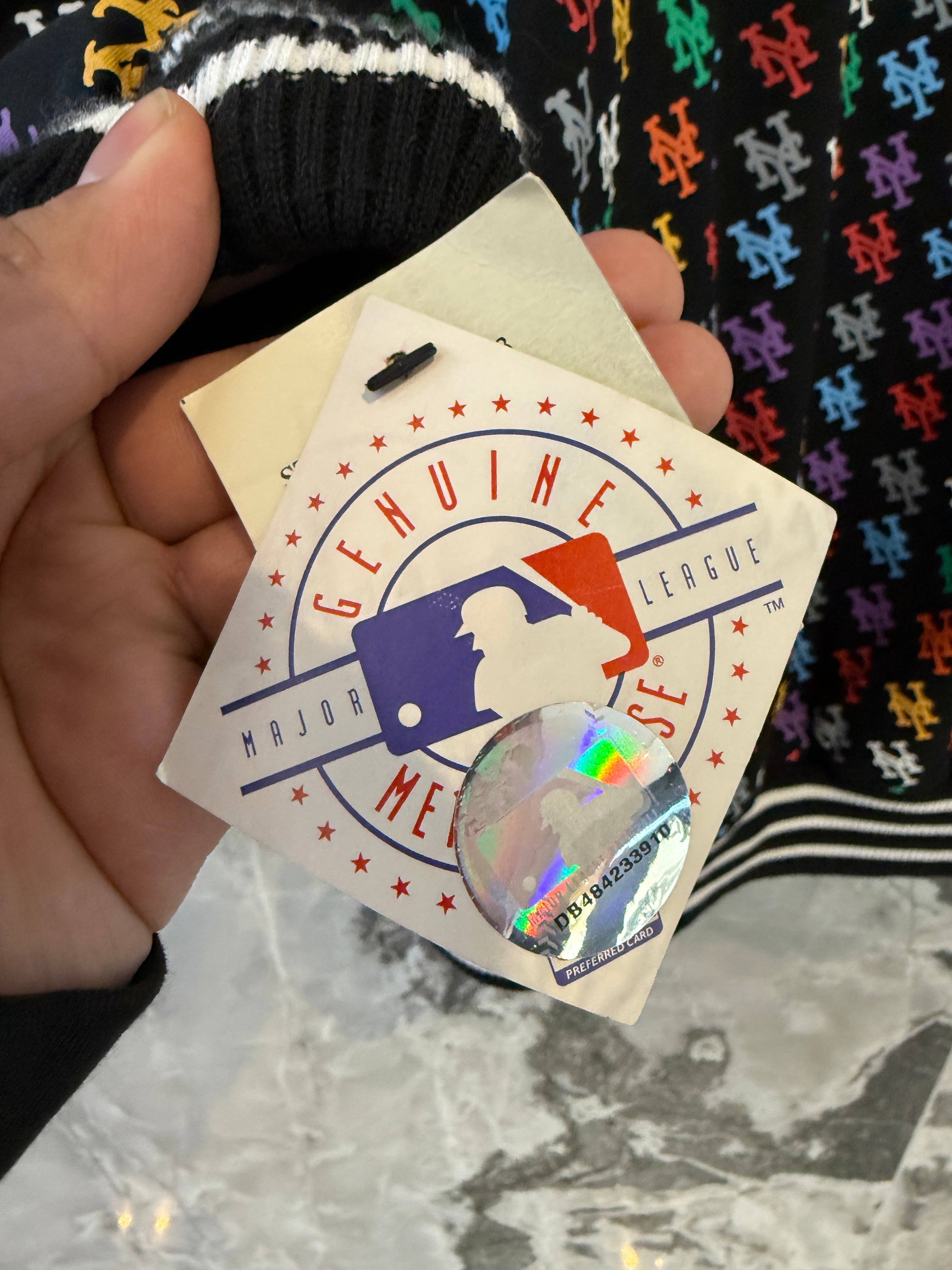 Vintage y2k New York Yankees Mets Multicolor Logo Jacket KIF Vintage