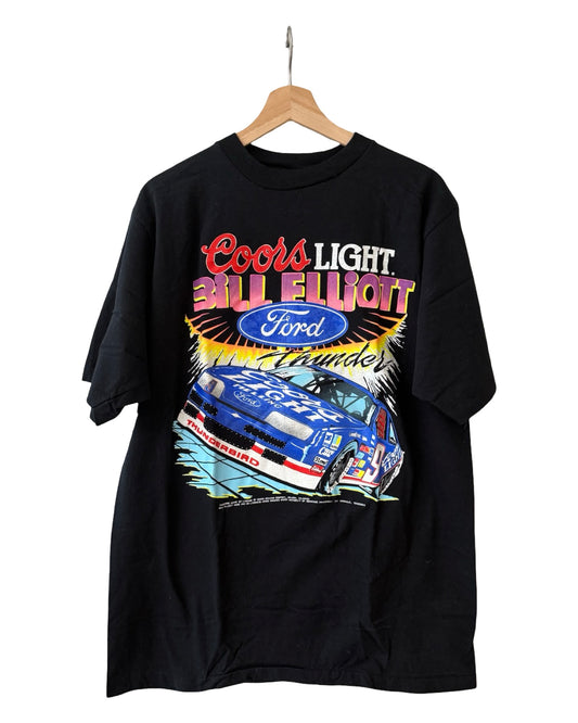 Vintage 90s Nascar Bill Elliott Coors Light Ford Tee