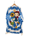 Vintage 1995 Betty Boop Flower Girl Tie Dye Tee KIF Vintage