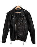 Vintage 90s Wilson Motorcycle Leather Jacket KIF Vintage
