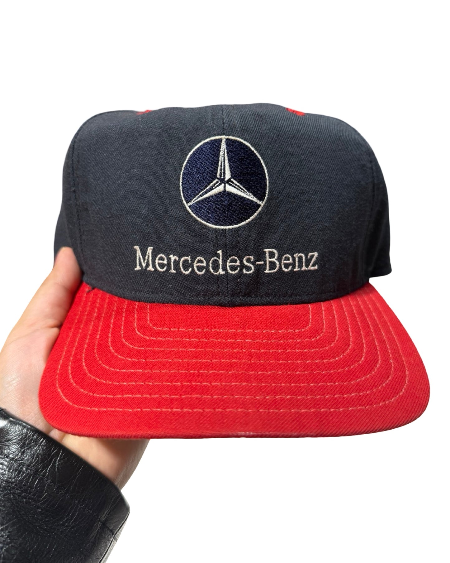 Vintage 90s Mercedes Benz Strap Back Hat