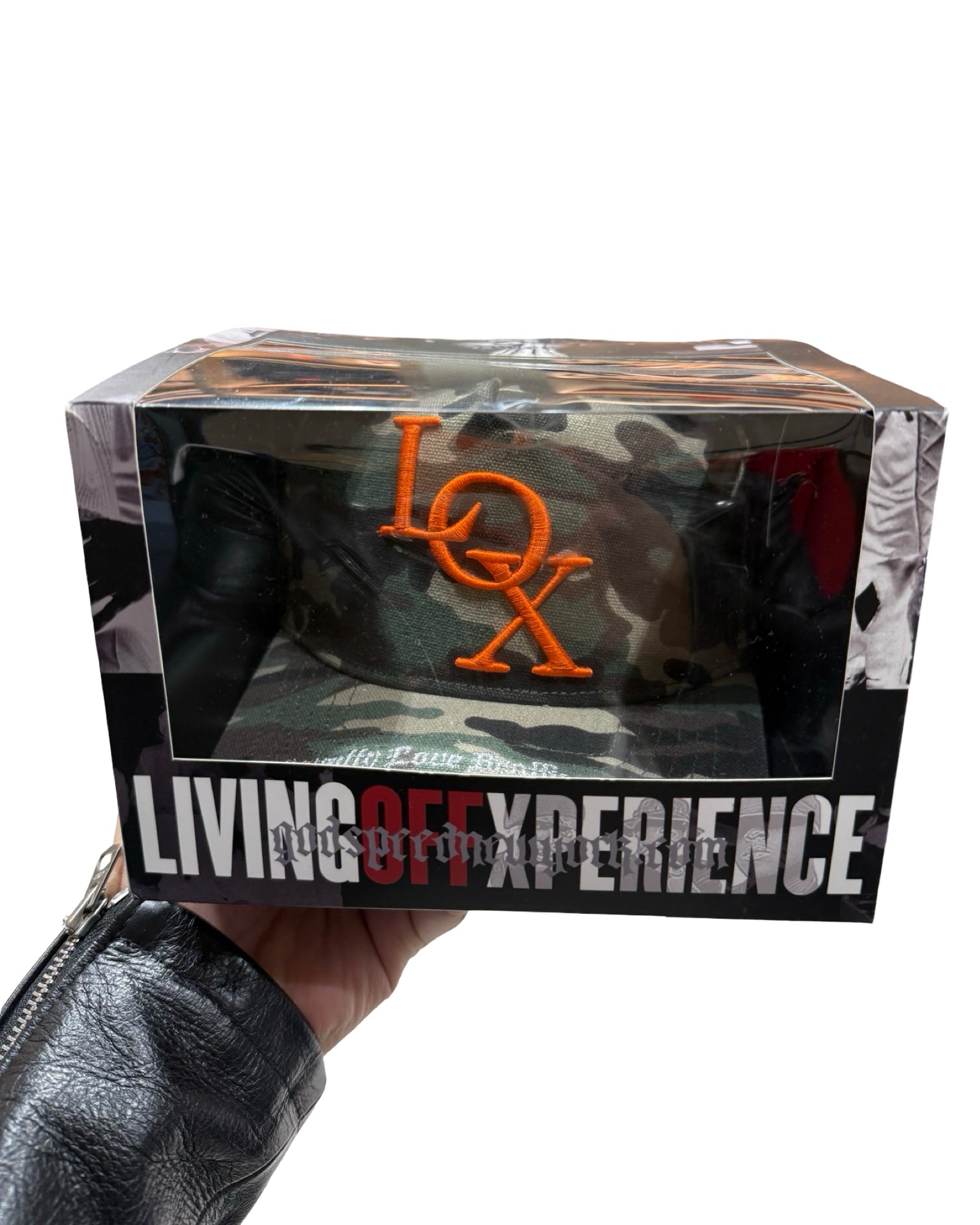 The Lox x Godspeed カモ スナップバックハット