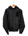Kith Black Hooded Bomber Jacket