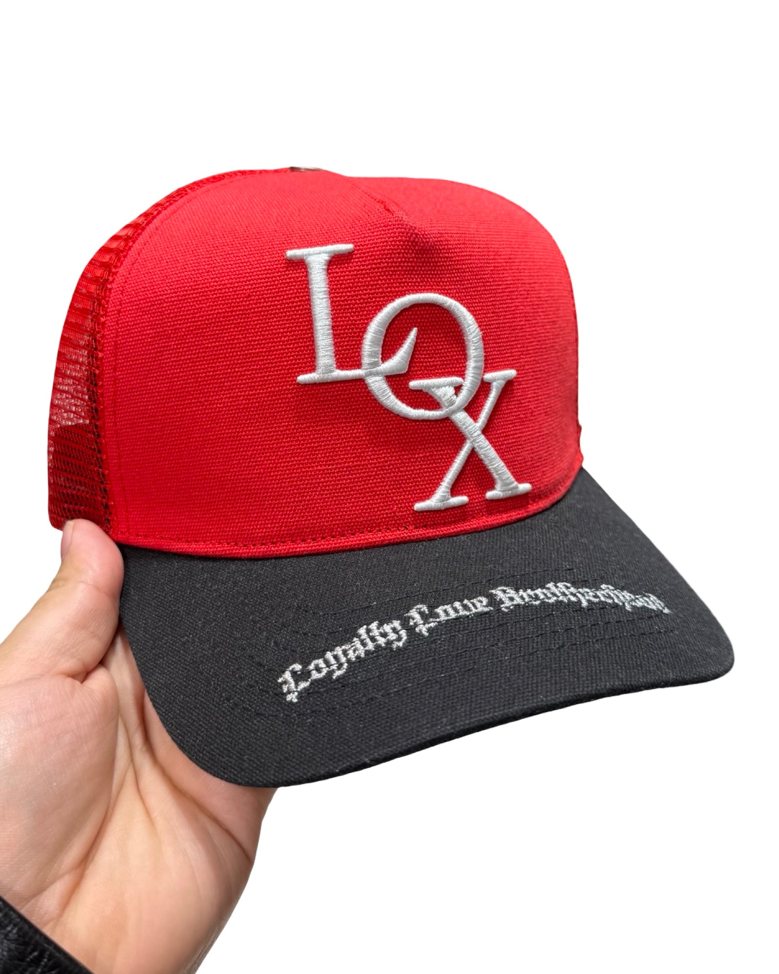 The Lox x Godspeed レッドスナップバックハット