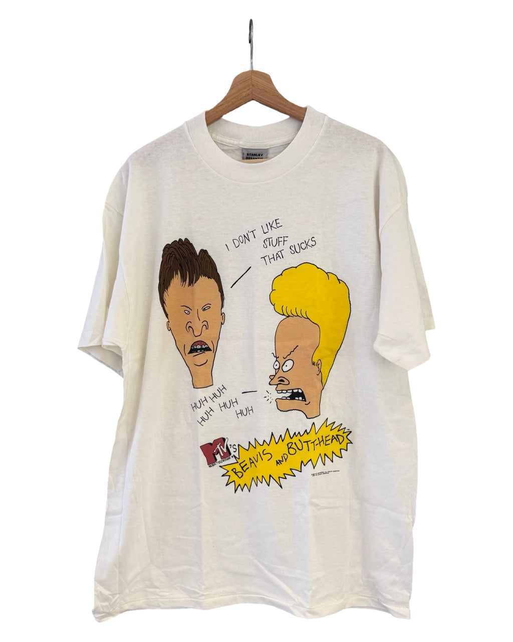 Vintage DS 1993 Beavis & Butthead MTV Promo Tee