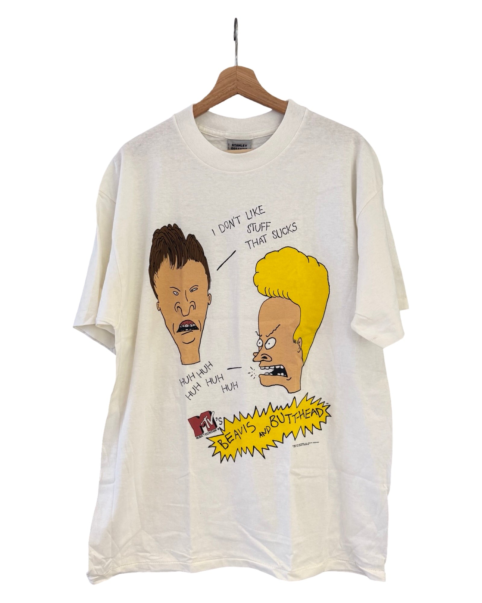 ビンテージ DS 1993年 MTV ビーバス＆バットヘッド プロモ Tシャツ