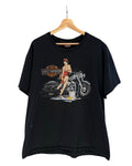 Camiseta vintage de Harley Davidson Pin Up Girl Virginia