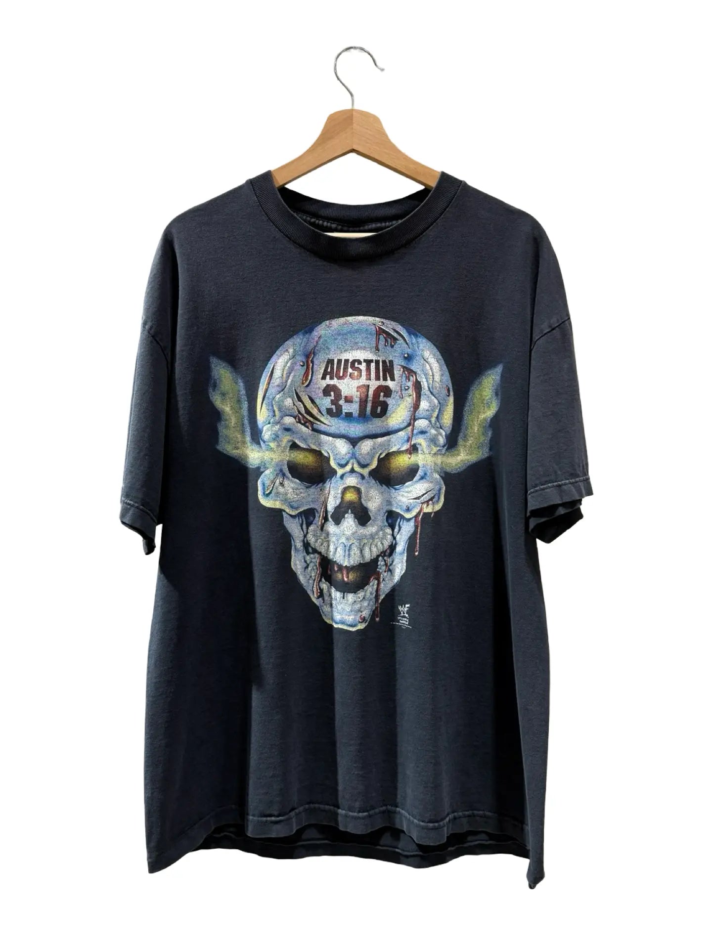Vintage 1998 WWF Stone Cold Steve Austin Bloody Skull Tee KIF Vintage