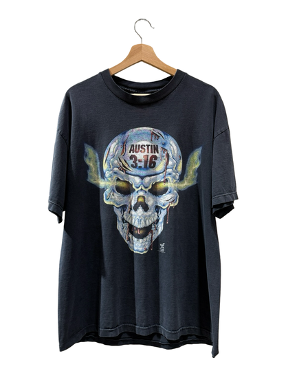 Vintage 1998 WWF Stone Cold Steve Austin Bloody Skull Tee