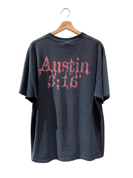 Vintage 1998 WWF Stone Cold Steve Austin Bloody Skull Tee