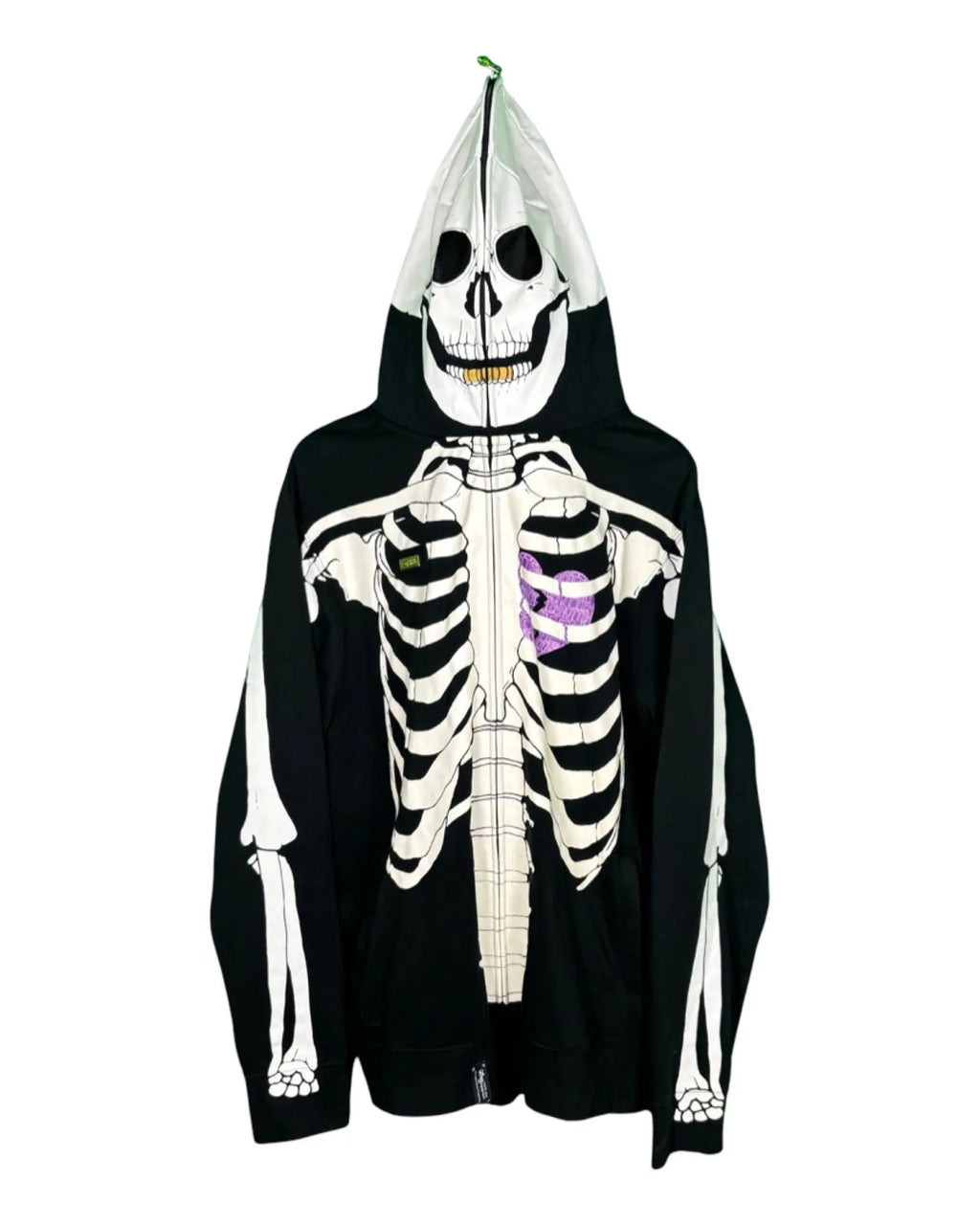 Vintage LRG Dead Serious Skeleton Full Zip Up Hoodie KIF Vintage