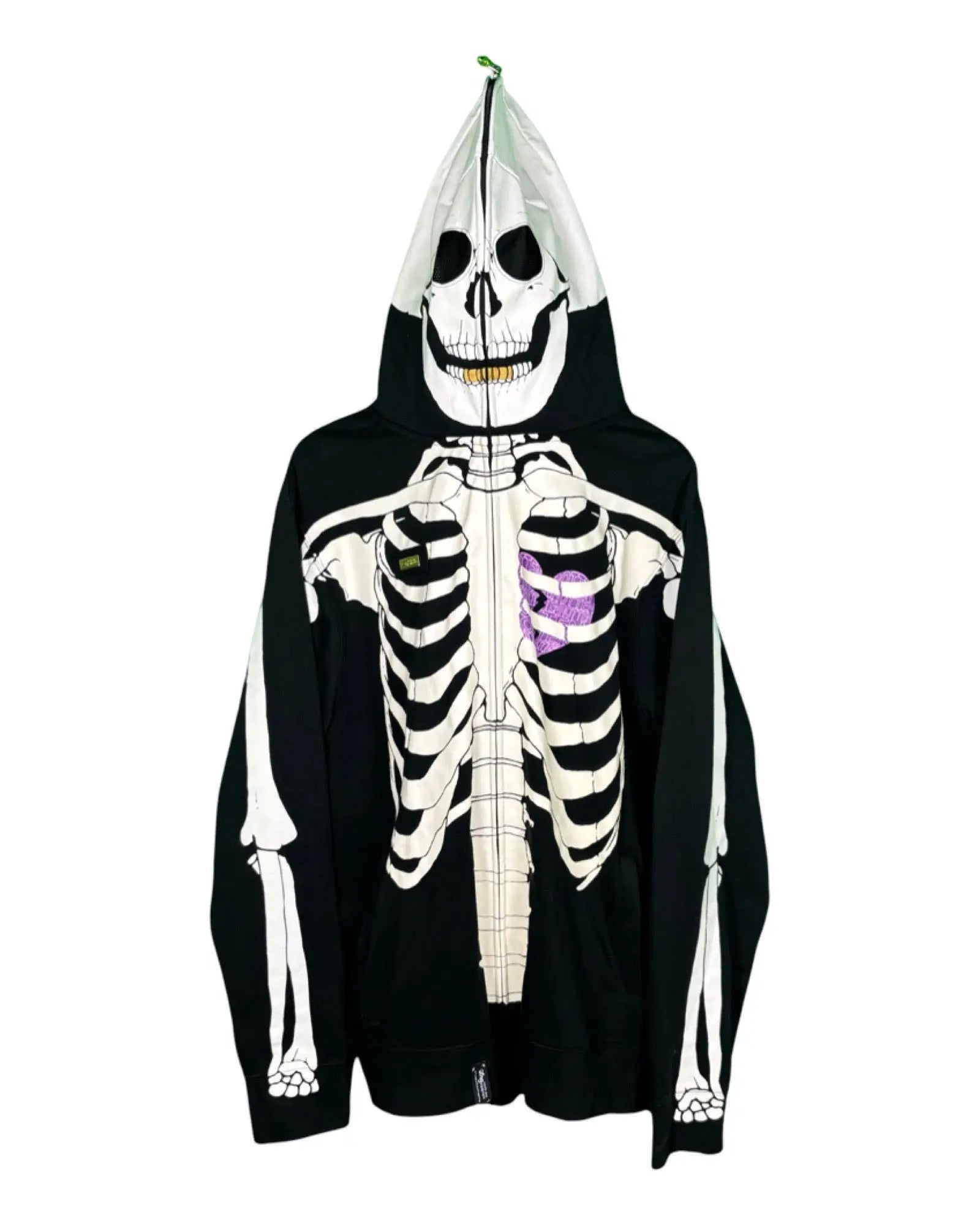 Vintage LRG Dead Serious Skeleton Full Zip Up Hoodie KIF Vintage