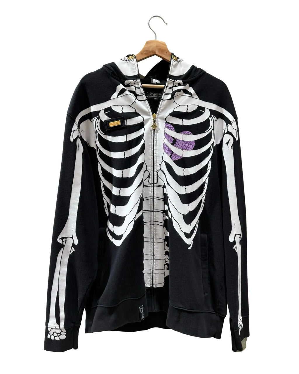 Vintage LRG Dead Serious Skeleton Full Zip Up Hoodie KIF Vintage