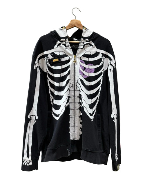 Vintage LRG Dead Serious Skeleton Full Zip Up Hoodie KIF Vintage