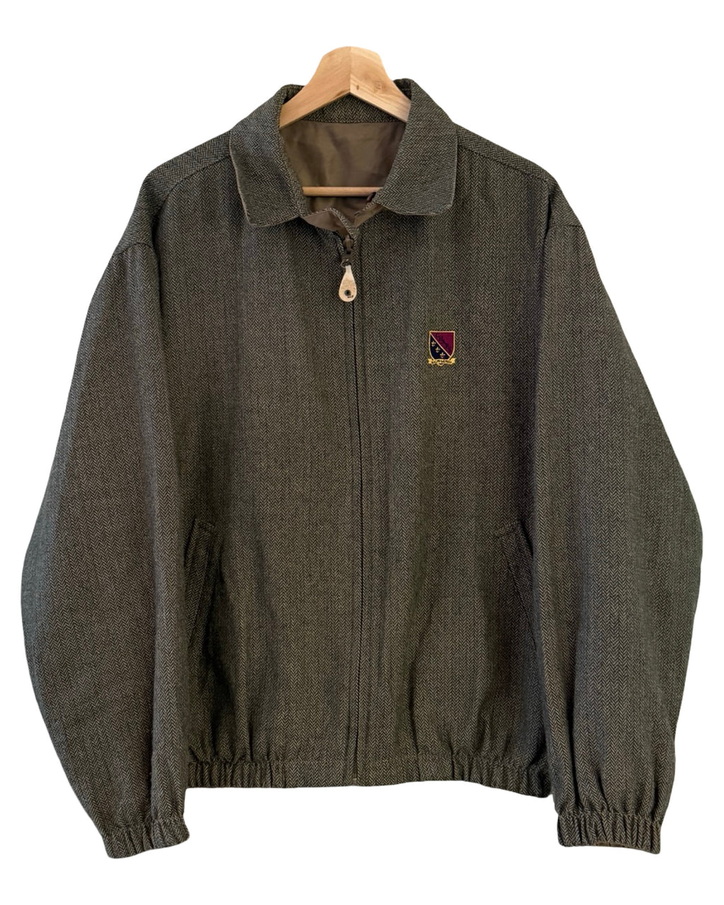 Vintage 90s Ralph Lauren Chaps Reversible Tweed Jacket