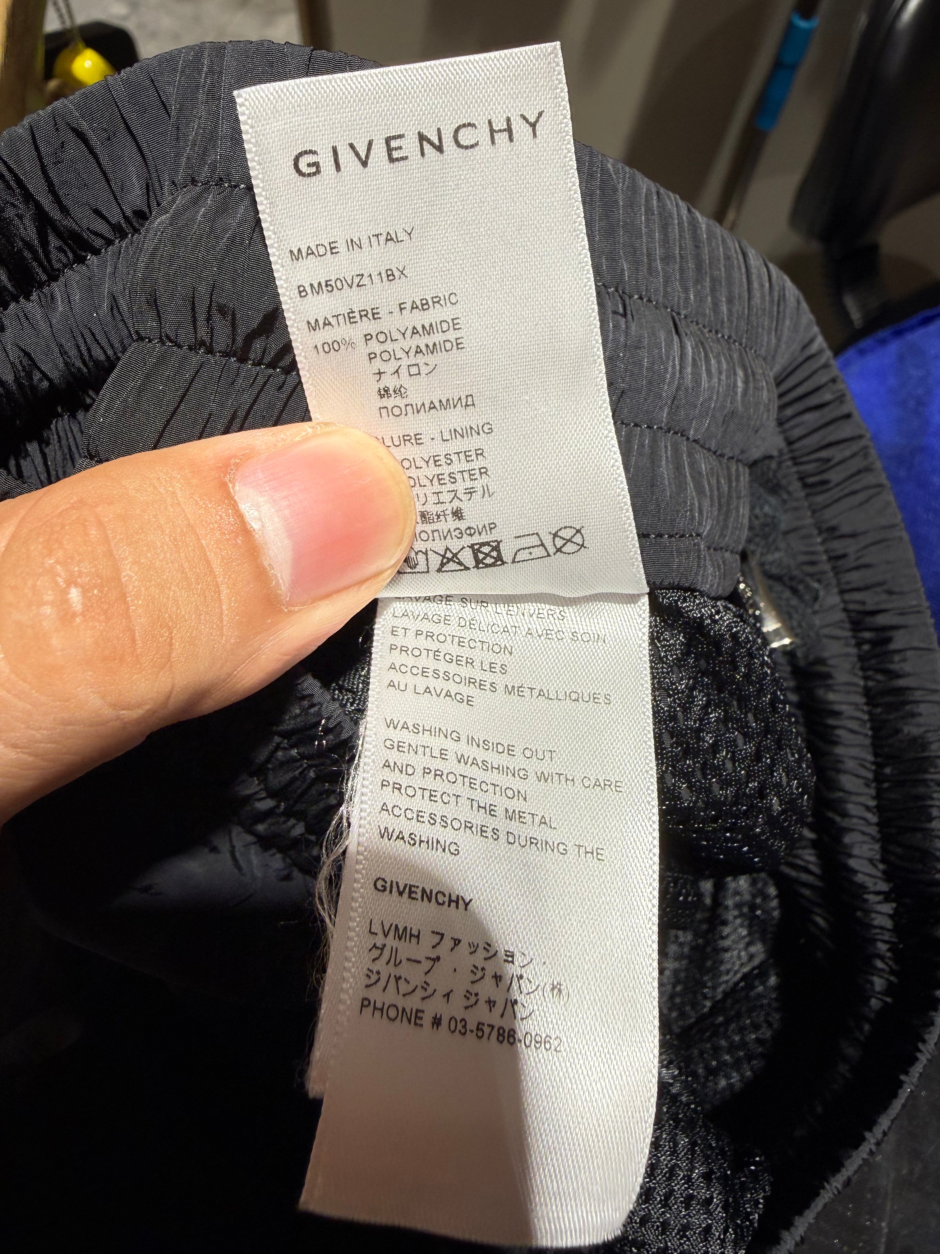 Givenchy Black Track Pants Made in Italy