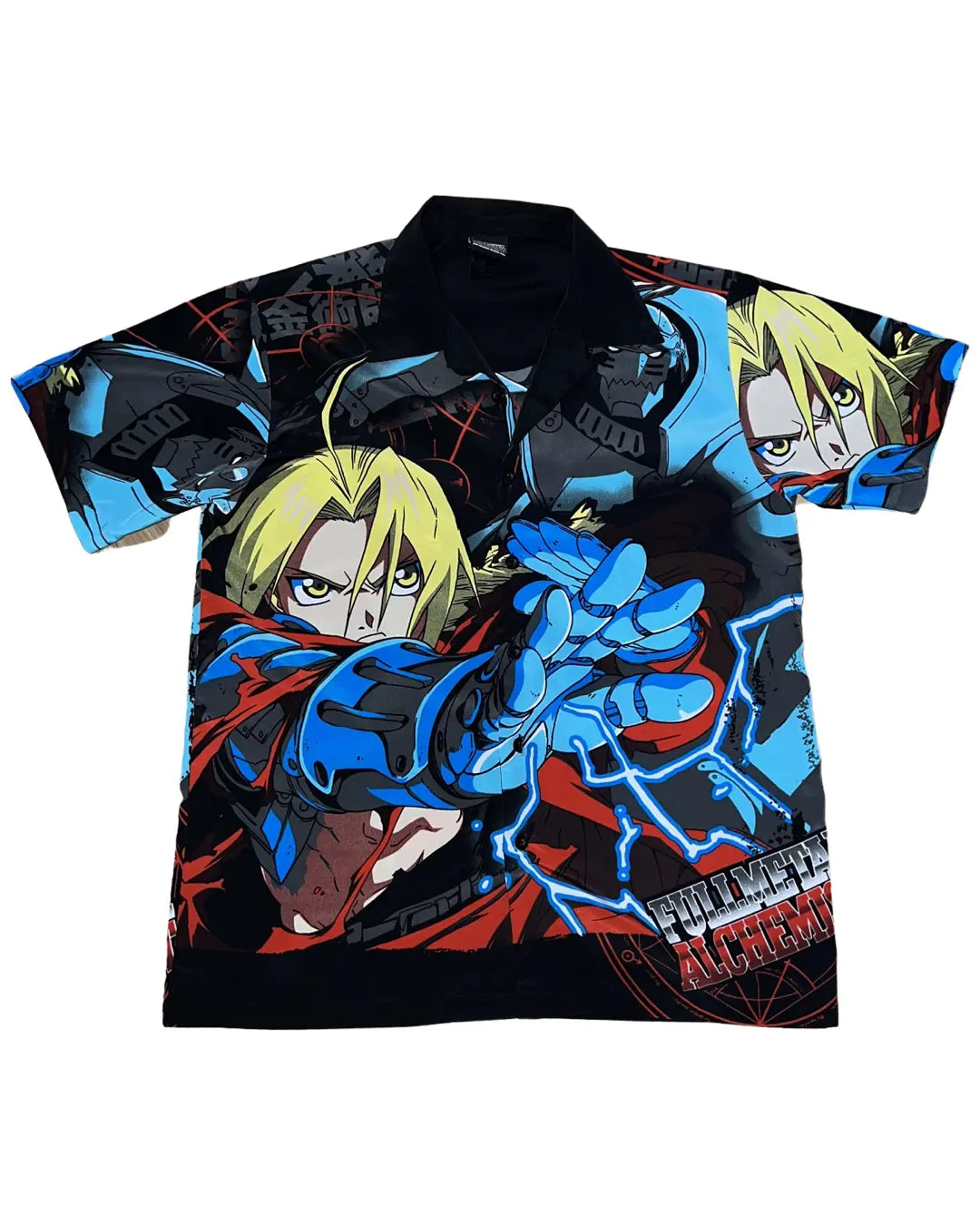 Vintage 2003 Fullmetal Alchemist All Over Print Shirt KIF Vintage